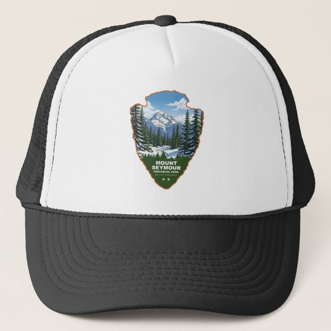 Mount Seymour Provincial Park Arrowhead Trucker Hat (Front)