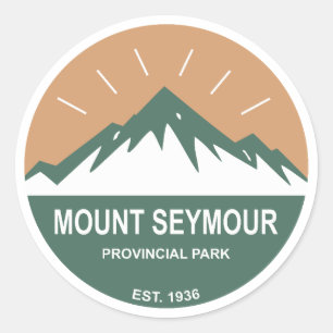 Mount Seymour Provincial Park Classic Round Sticker