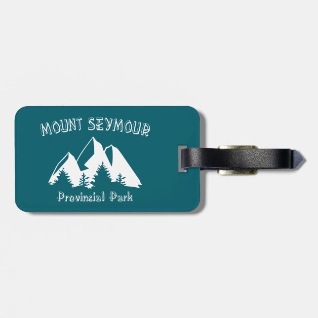 Mount Seymour Provincial Park Luggage Tag (Back Horizontal)