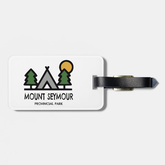 Mount Seymour Provincial Park Luggage Tag (Back Horizontal)