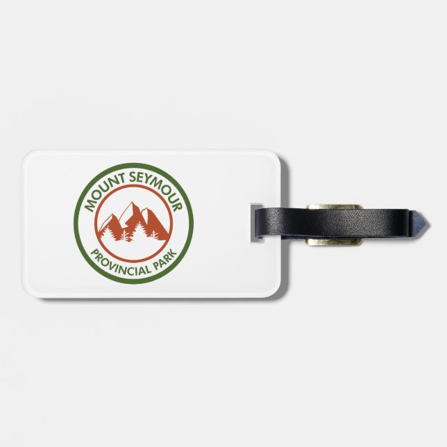 Mount Seymour Provincial Park Luggage Tag (Back Horizontal)
