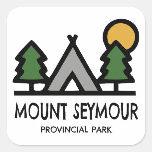 Mount Seymour Provincial Park Square Sticker