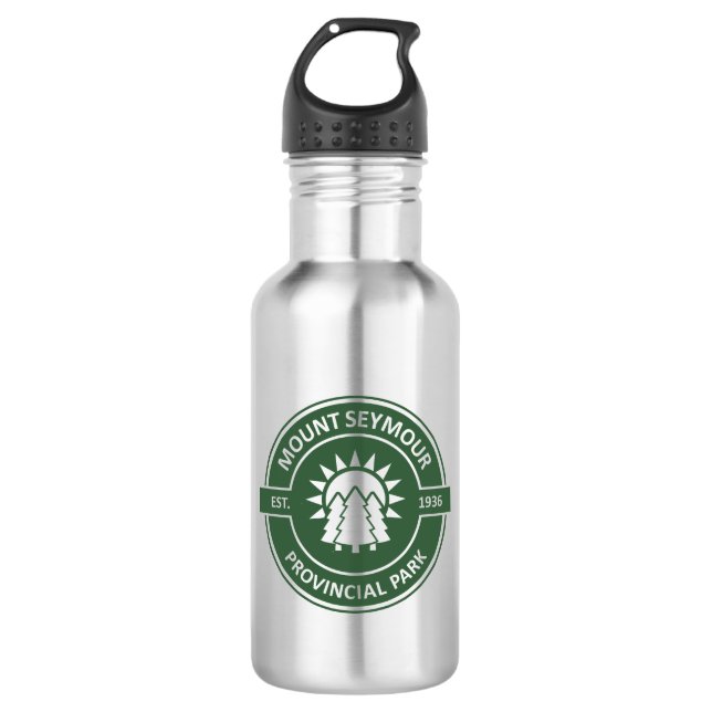Mount Seymour Provincial Park Sun Trees 532 Ml Water Bottle (Front)