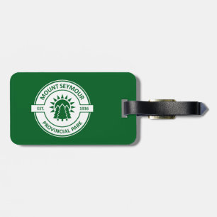 Mount Seymour Provincial Park Sun Trees Luggage Tag