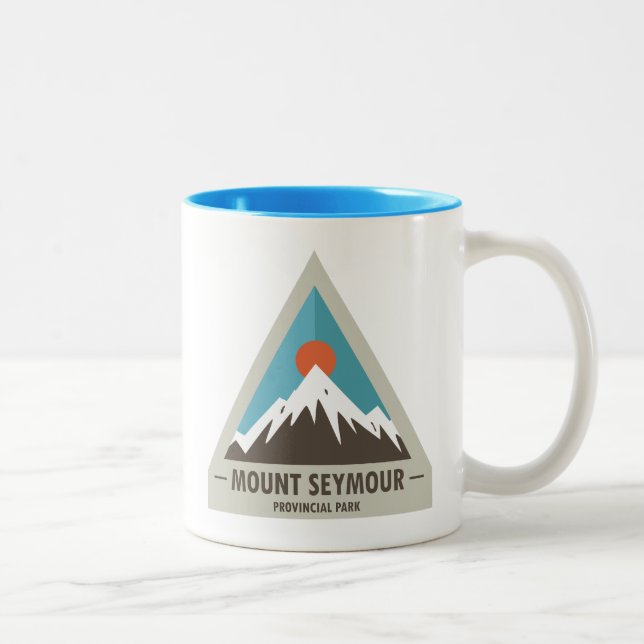 Mount Seymour Provincial Park Two-Tone Coffee Mug (Right)