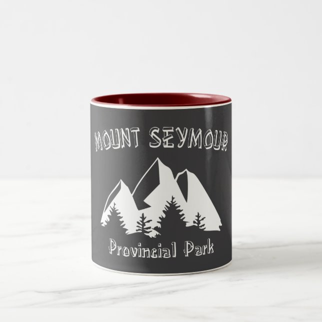 Mount Seymour Provincial Park Two-Tone Coffee Mug (Center)