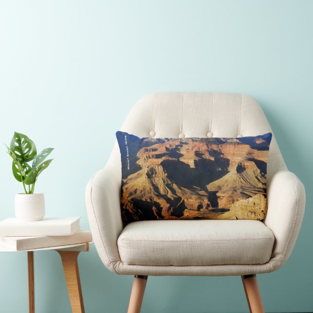 Mount Sharp on Planet Mars Photo Lumbar Cushion (Chair)