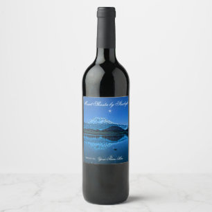 MOUNT SHASTA BY STARLIGHT WINE LABEL