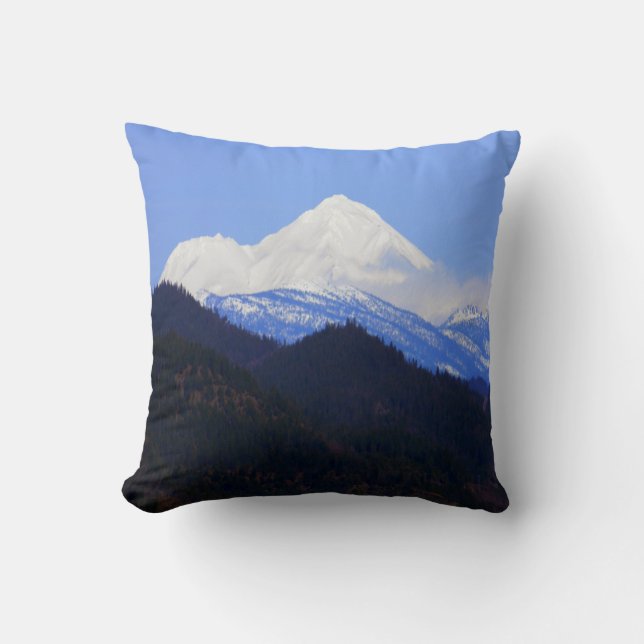 Mount Shasta in Spring... Cushion (Front)