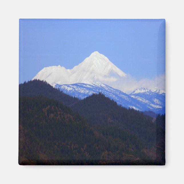 Mount Shasta in Spring..... Magnet (Front)