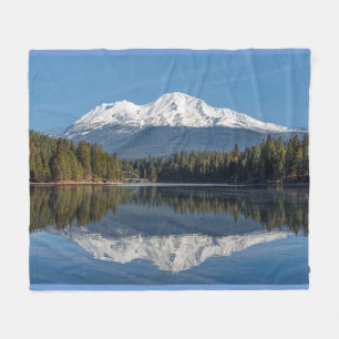 MOUNT SHASTA REFLECTED FLEECE BLANKET