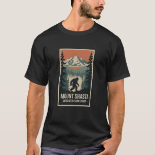 Mount Shasta Sasquatch Sanctuary Bigfoot Tee
