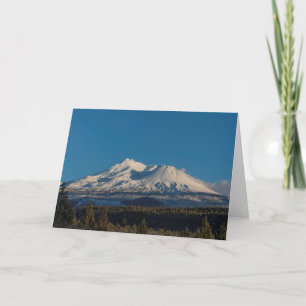 MOUNT SHASTA WITH HORSE AND RIDER CARD