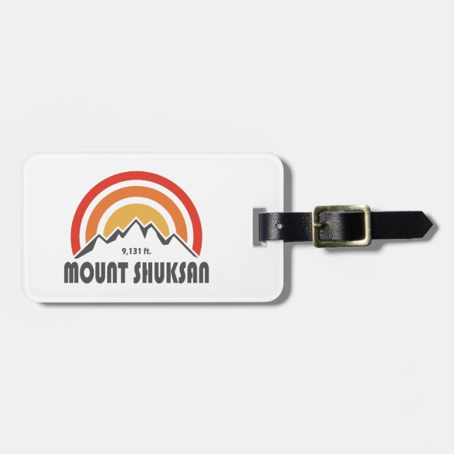Mount Shuksan Luggage Tag (Front Horizontal)