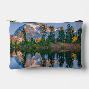 Mount Shuksan mirrored in Reflection Lake Accessory Pouch