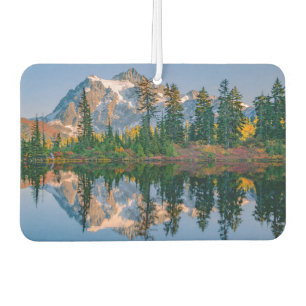 Mount Shuksan mirrored in Reflection Lake Car Air Freshener