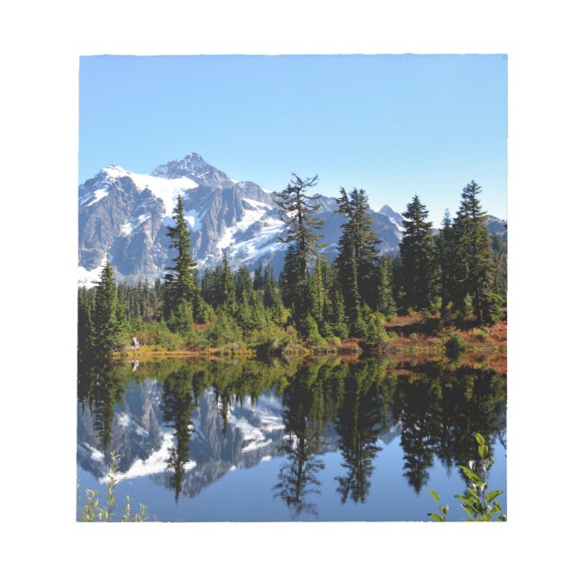 Mount Shuksan on a Sunny Day Notepad (Front)