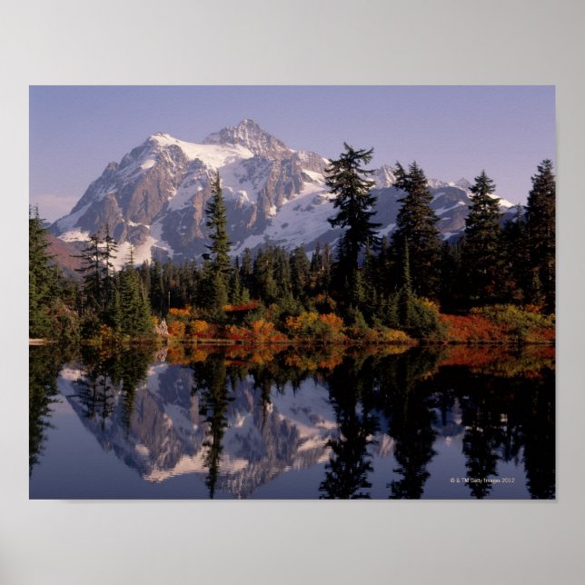 Mount Shuksan Reflection Poster (Front)