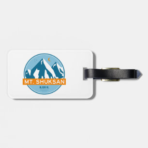 Mount Shuksan Washington Stars Moon Luggage Tag