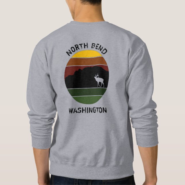 Mount Si North Bend Sweatshirt (Back)