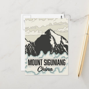 Mount Siguniang China Postcard