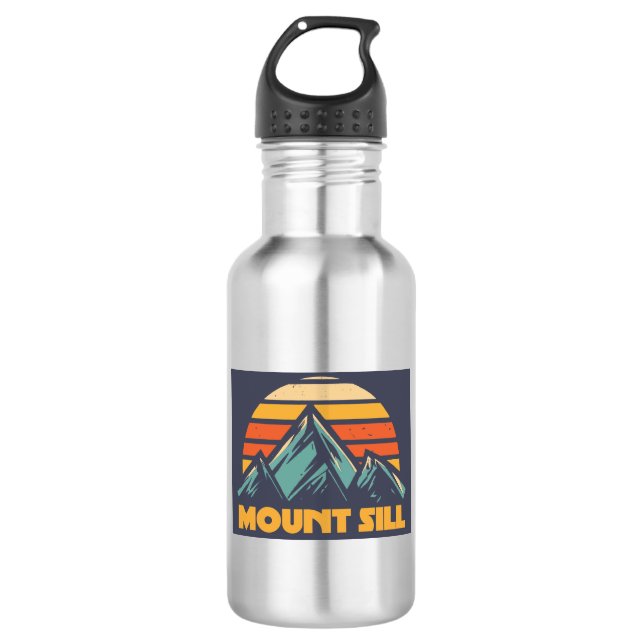 Mount Sill California Retro Turquoise 532 Ml Water Bottle (Front)