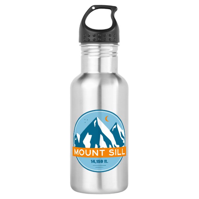 Mount Sill California Stars Moon 532 Ml Water Bottle (Front)