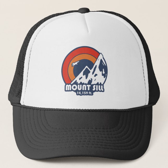 Mount Sill California Sun Eagle Trucker Hat (Front)