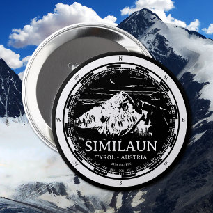 Mount Similaun - Tyrol Austria Alps 10 Cm Round Badge