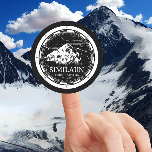 Mount Similaun - Tyrol Austria Alps Classic Round Sticker
