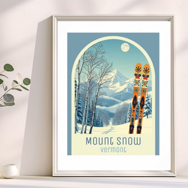 Mount Snow Vermont ski resort vacation Poster (Creator Uploaded)