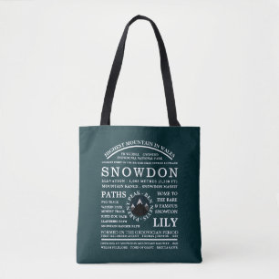 Mount Snowdon, Mountain Expedition Information Tote Bag