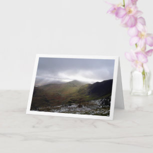 Mount Snowdon, Snowdonia National Park, Wales Card