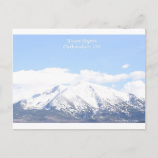 Mount Sopris Carbondale, CO Postcard