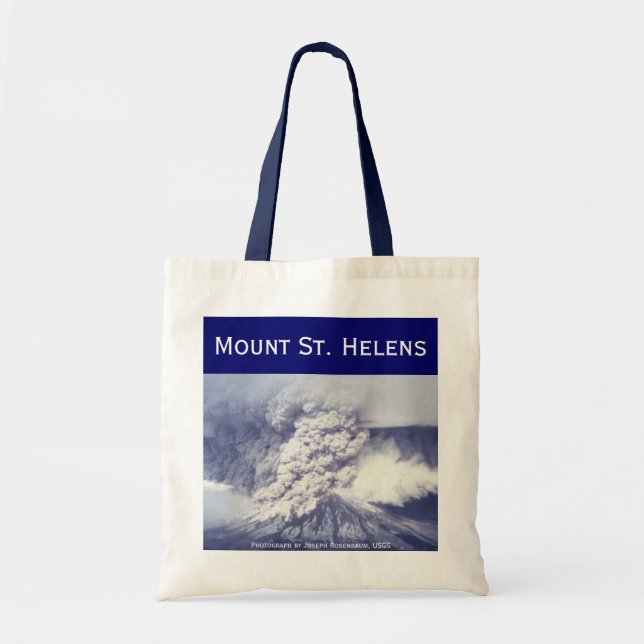 Mount St. Helens Eruption Tote Bag (Front)