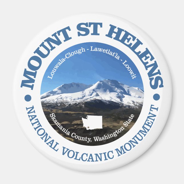 Mount St Helens Magnet (Front)