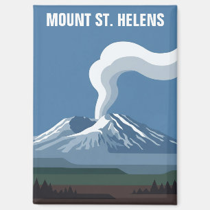 Mount St Helens National Volcanic Monument Magnet