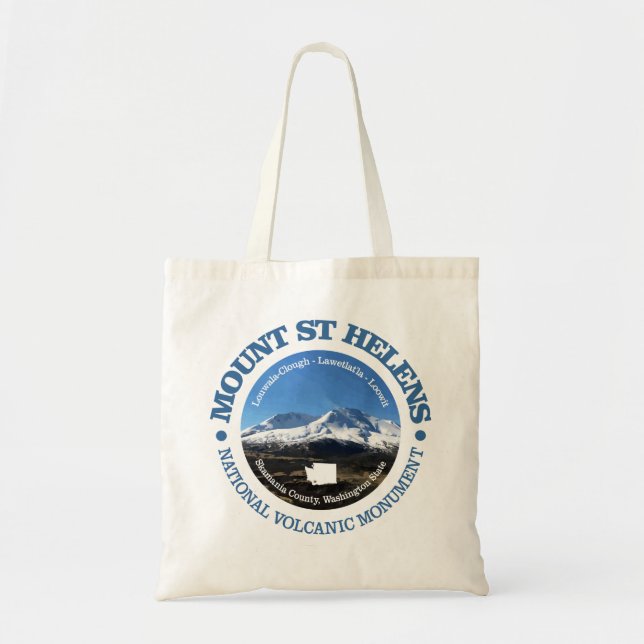 Mount St Helens Tote Bag (Front)