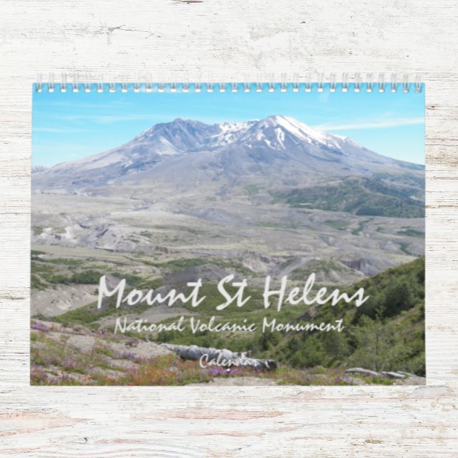 Mount St Helens Volcano Photographic Calendar (In Situ)