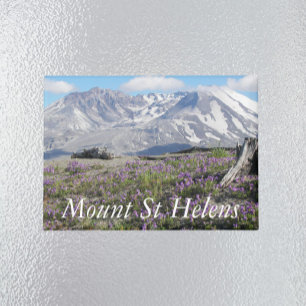 Mount St Helens Wildflowers Landscape Magnet