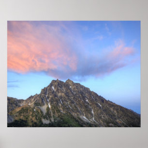 Mount Stuart, at sunset Poster