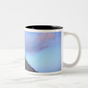 Mount Stuart, at sunset Two-Tone Coffee Mug