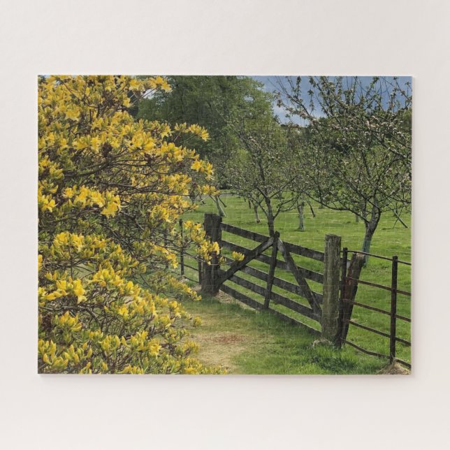 Mount Stuart Orchard & Gate Isle of Bute, Scotland Jigsaw Puzzle (Horizontal)