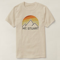 Mount Stuart Washington Retro