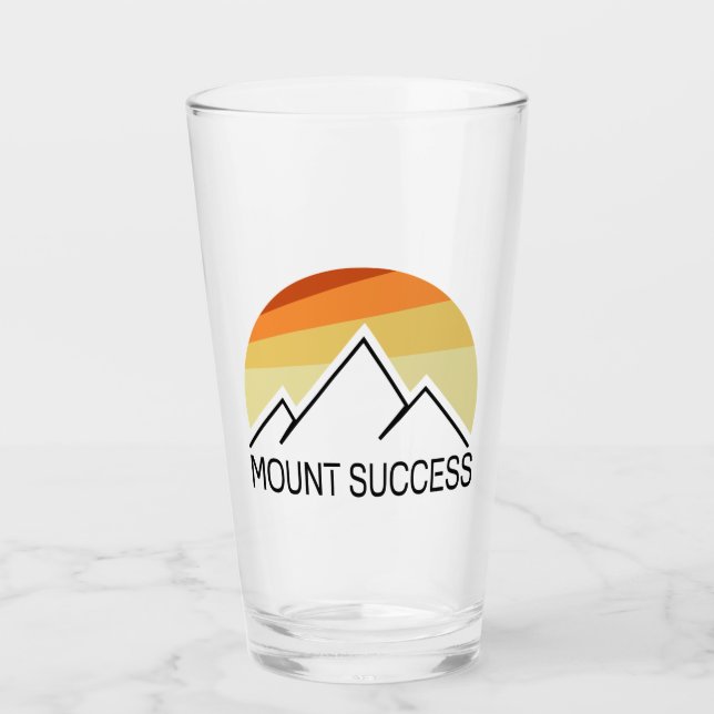 Mount Success New Hampshire Retro Glass (Front)