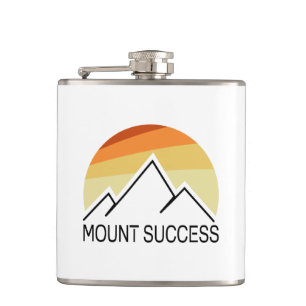 Mount Success New Hampshire Retro Hip Flask