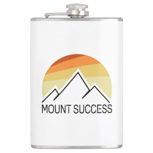 Mount Success New Hampshire Retro Hip Flask