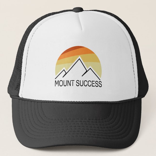 Mount Success New Hampshire Retro Trucker Hat (Front)