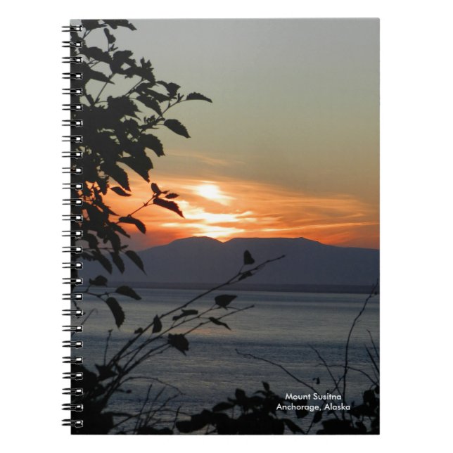 Mount Susitna Alaska Notebook (Front)