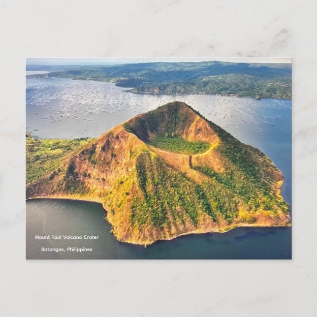 Mount Taal Volcano Crater, Philippines -  Postcard (Front)